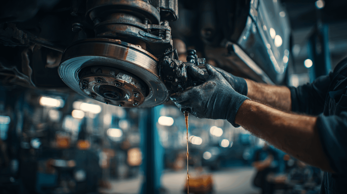 u2579482239 automotive mechanic working on a cars brake syste 45db4391 37de 47f6 a7e2 8fb48ee953d0 2